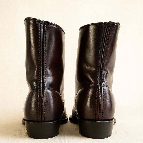 Laredo Leather Boots | Men's 8.5 EW | Brown | Casual Dress Ankle Cowboy Western - Picture 5 of 11